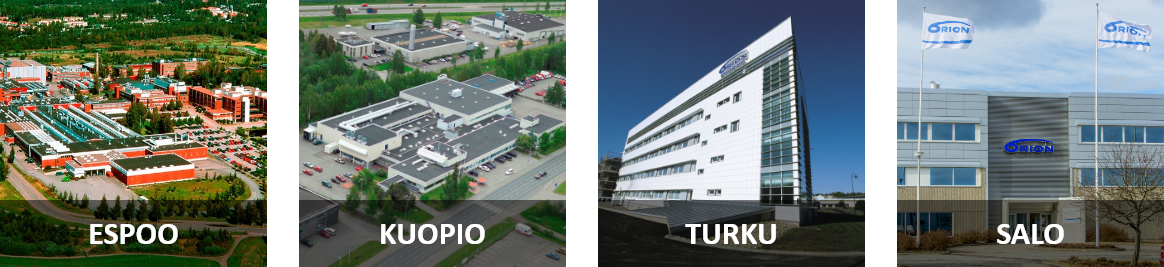 sites de production Orion